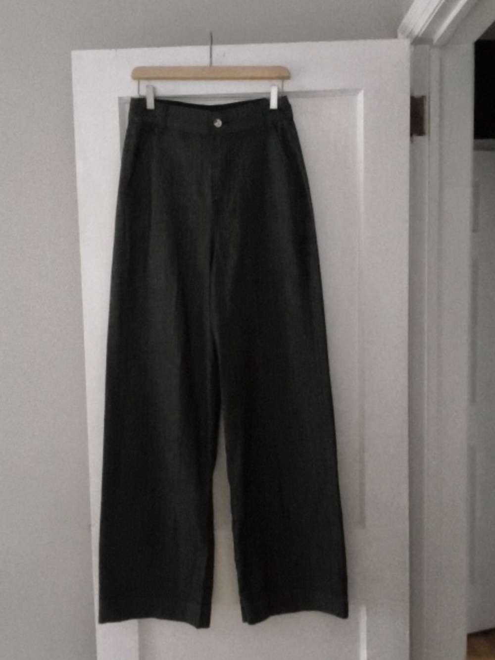 Liu Jo Sample Wide-Leg Palazzo Rinsed Wash Denim Jeans Size 4